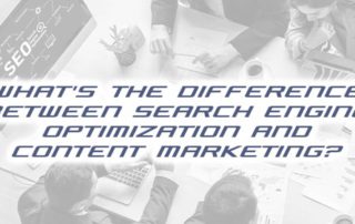 difference between SEO & content marketing