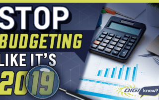 Stop budgeting like it's 2019