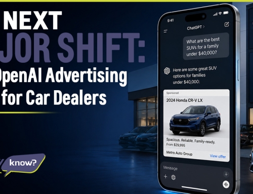 The Next Major Shift: What OpenAI Advertising Means for Car Dealers